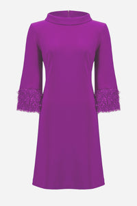 Joseph Ribkoff LDS Dress (Silky Knit & Novelty A-Line Dress)