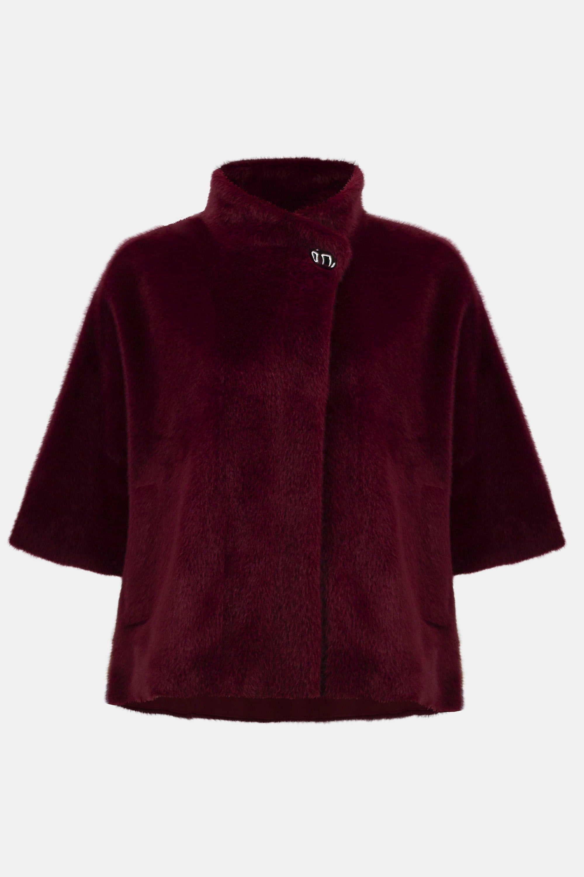 Joseph Ribkoff Bonded Faux Fur Suede Jacket