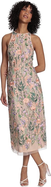 Maggy London Embroidered Halter Midi Dress Trendy Twist Boutique Maggy London Embroidered Halter Midi Dress Trendy Twist Boutique