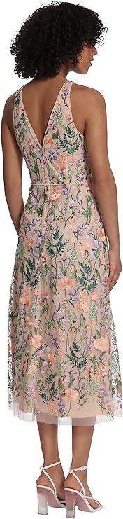 Maggy London Embroidered Halter Midi Dress Trendy Twist Boutique Maggy London Embroidered Halter Midi Dress Trendy Twist Boutique