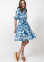 Uncle Frank Tile Pattern Dress