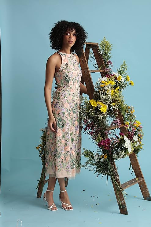 Maggy London Embroidered Halter Midi Dress Trendy Twist Boutique Maggy London Embroidered Halter Midi Dress Trendy Twist Boutique
