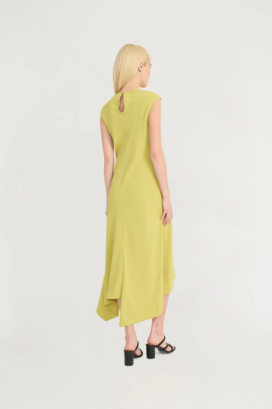Luxely "Khai" Extended Cap Asymmetrical Midi