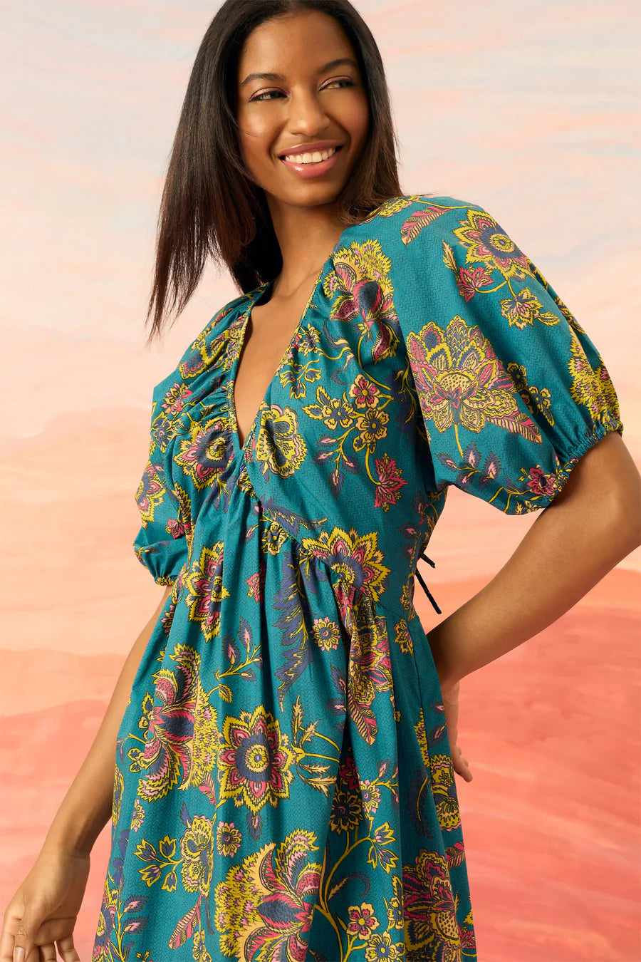 The Good Journey (TGJ) Maxi Dress (Floral)