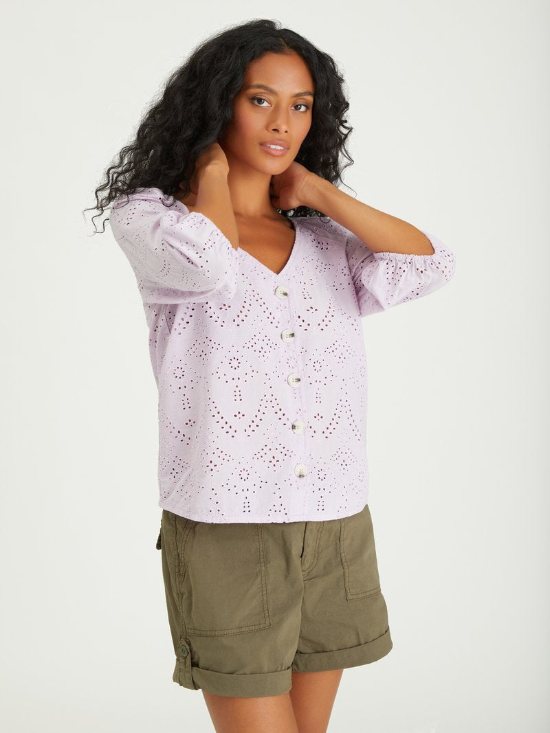 Sanctuary Clothing Modern Button Front Top