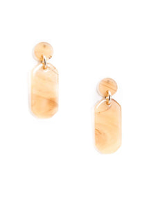 Zenzii Hexagon Drop Earrings