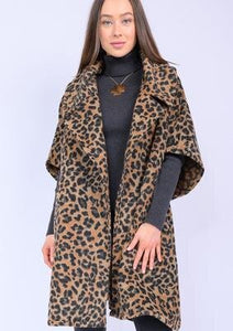 Ivy Jane Shawl Leopard Jacket