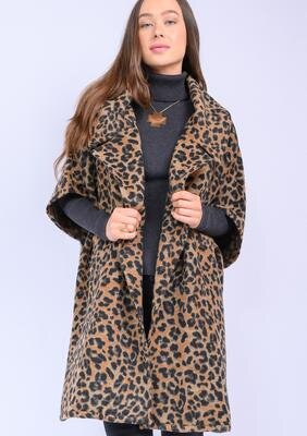Ivy Jane Shawl Leopard Jacket
