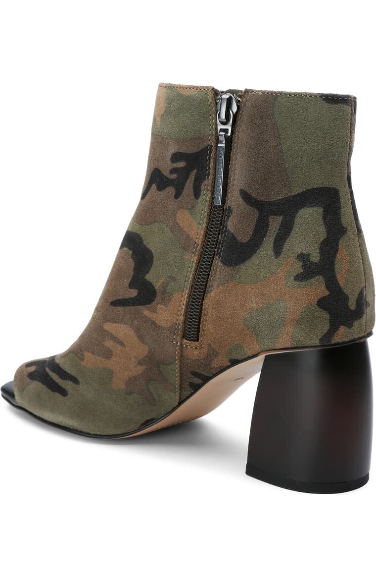 Sanctuary Rock Camo Open Toe Bootie