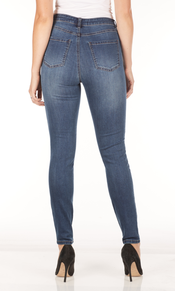 French Dressing Jeans (FDJ)  Pearly Delight Olivia Slim Leg Denim