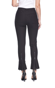 French Dressing Jeans Pull-On Semi Flared Ankle Pants