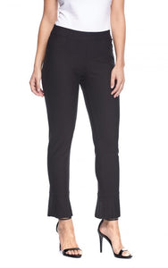 French Dressing Jeans Pull-On Semi Flared Ankle Pants