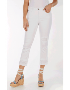 French Dressing Jeans (FDJ) Olivia Slight Flare Crop Pants