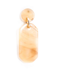 Zenzii Hexagon Drop Earrings