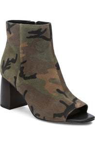 Sanctuary Rock Camo Open Toe Bootie