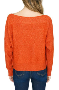 Sanctuary  Chill Out Ballet Neck Sweater
