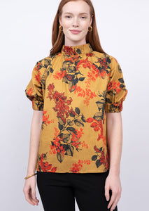 Ivy Jane Mock Elastic Neck Top