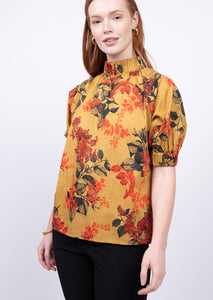 Ivy Jane Mock Elastic Neck Top