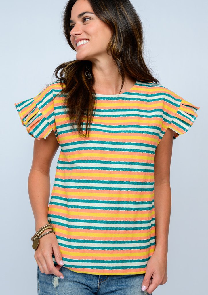 Ivy Jane Awning Stripe Top