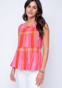 Ivy Jane Bold Stripe Smocked Top