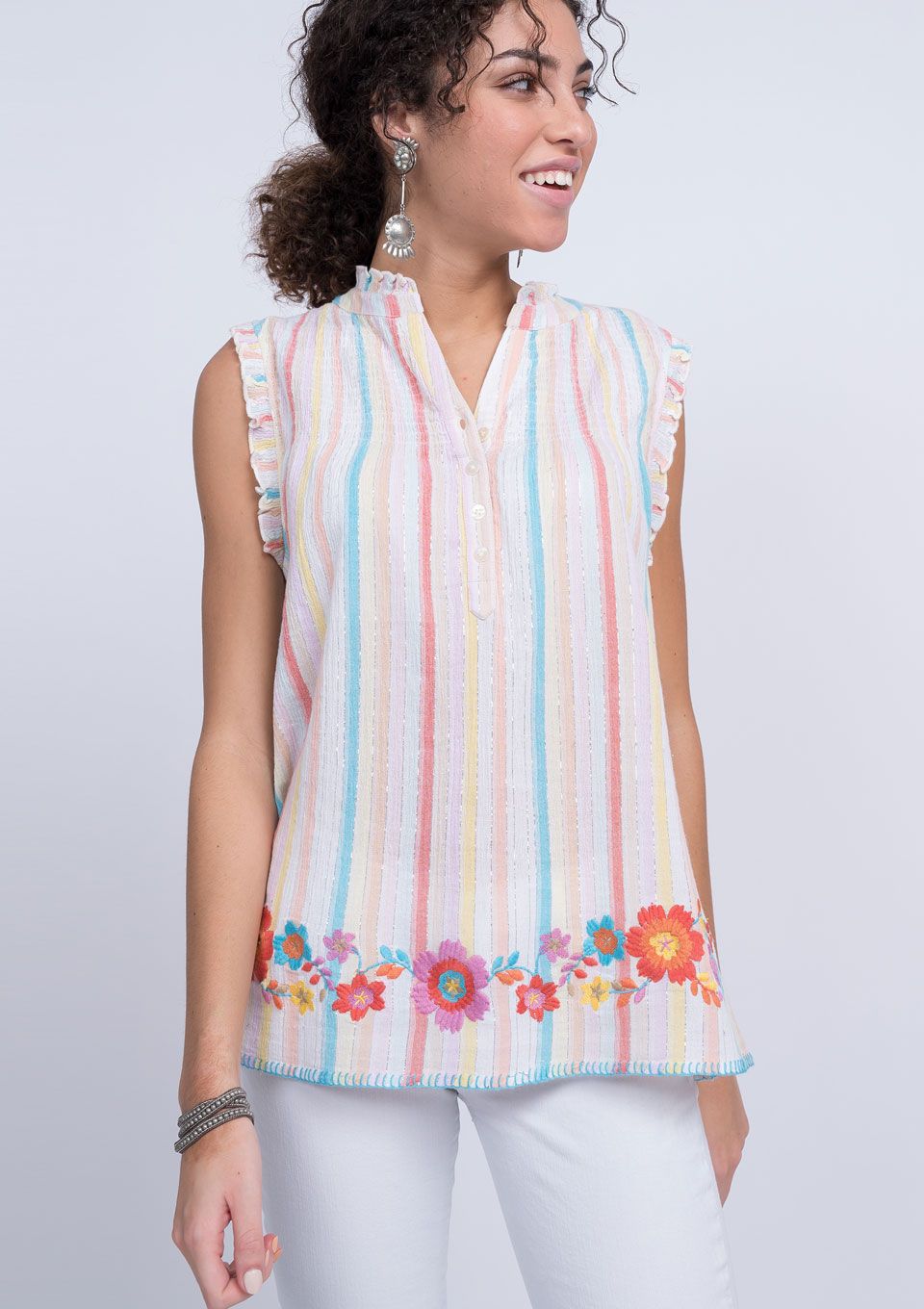 Ivy Jane Fresh Air Stripe Top
