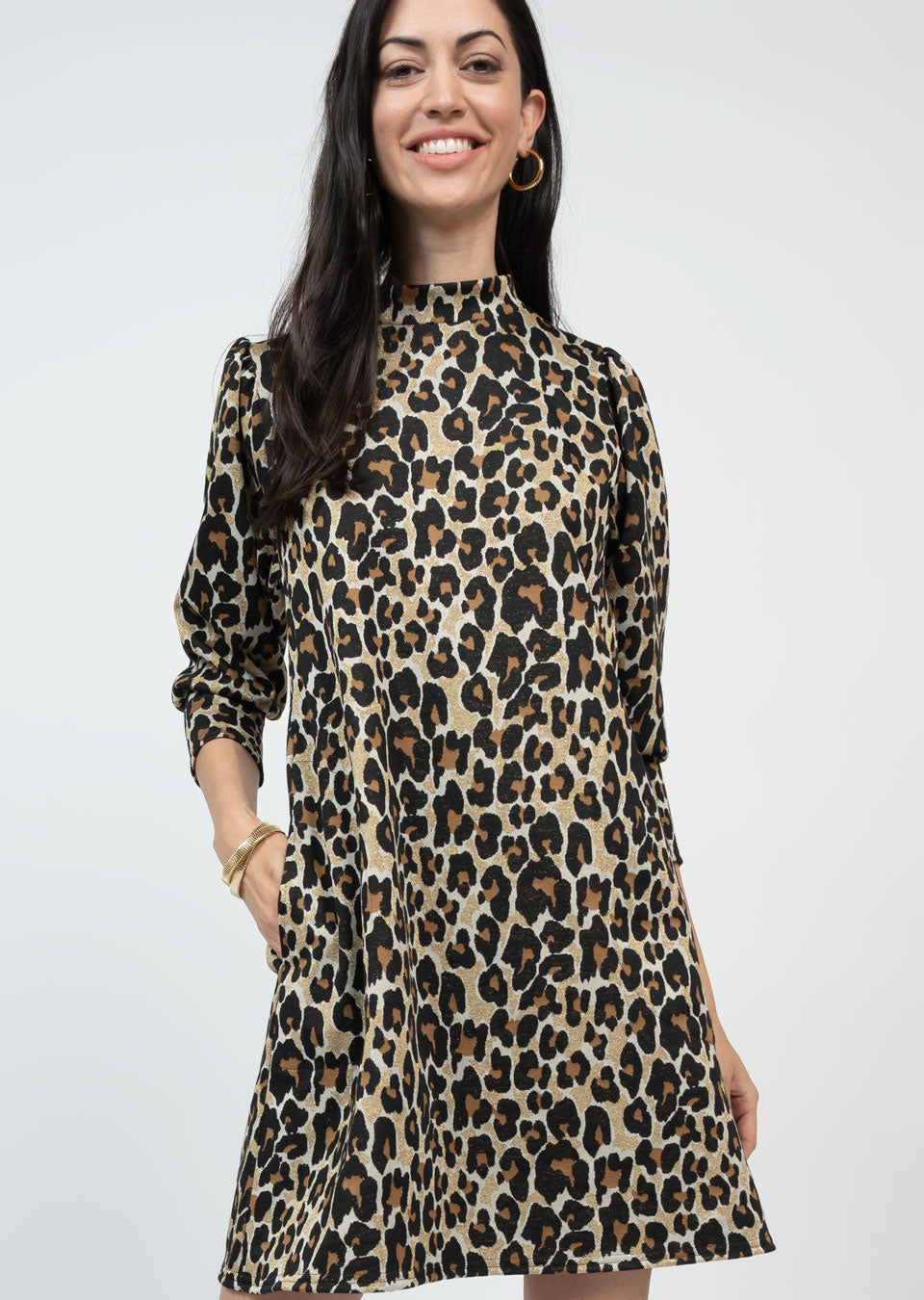 Uncle Frank Metallic Leopard Knit Dress Trendy Twist Boutique Uncle Frank Metallic Leopard Knit Dress Trendy Twist Boutique