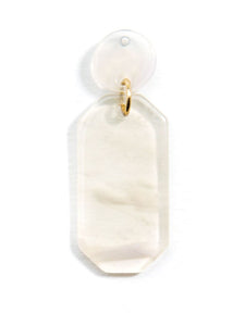 Zenzii Hexagon Drop Earrings
