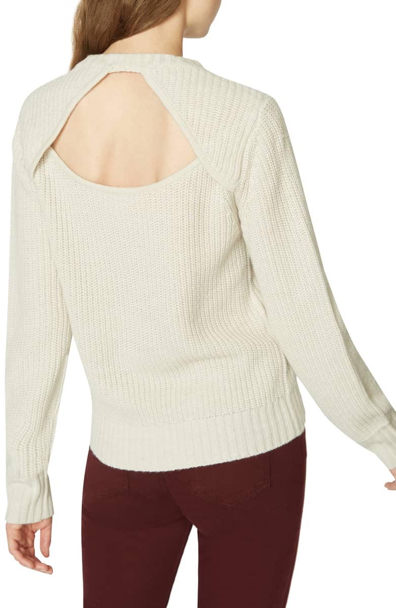 Sanctuary Open Back Sweater