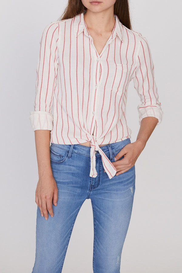 Sanctuary Haley Tie Front Shirt