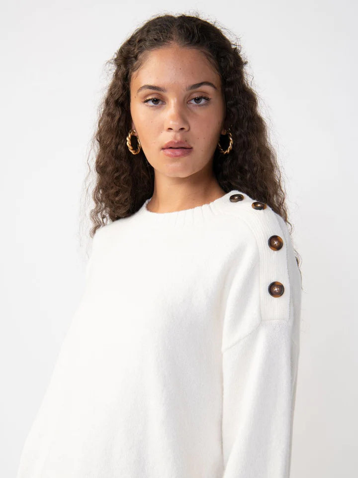 Sanctuary Clothing On Arrival Sweater Creme
