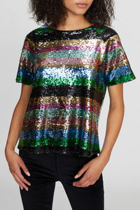 Sanctuary Clothing Saturday Night Sequin Top