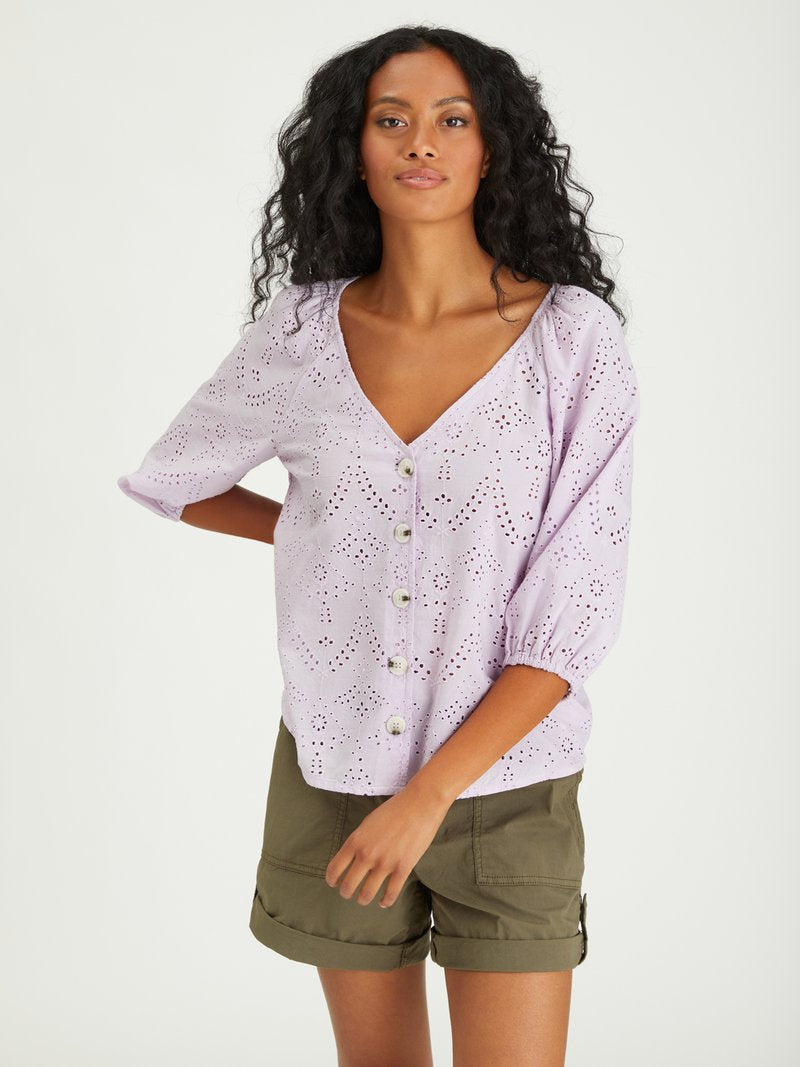 Sanctuary Clothing Modern Button Front Top