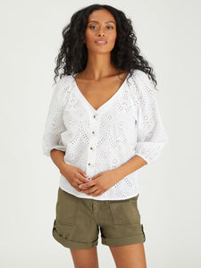 Sanctuary Clothing Modern Button Front Top