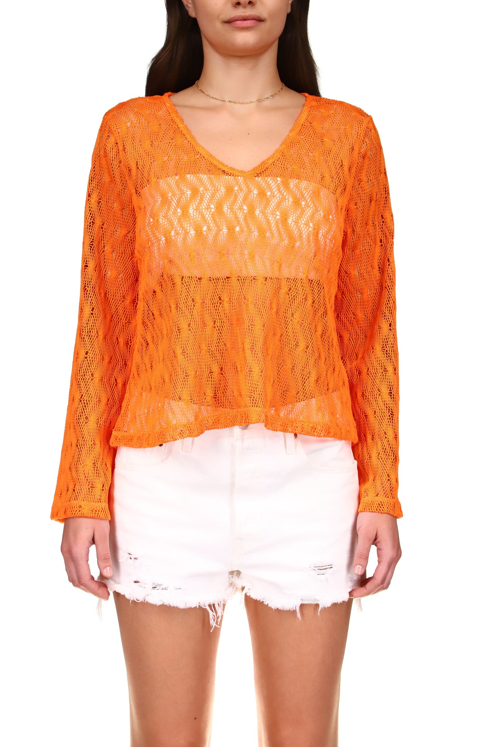 Sanctuary Clothing  In The Moment Crochet Top