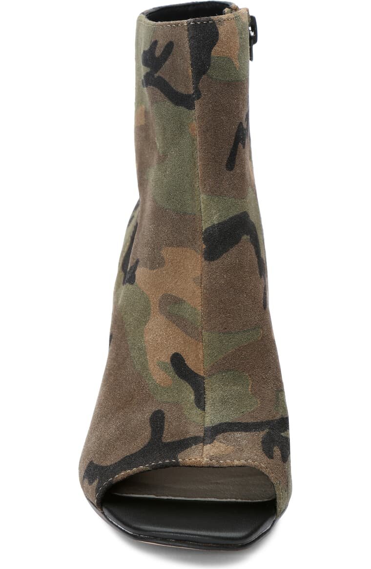 Sanctuary Rock Camo Open Toe Bootie