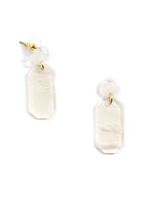 Zenzii Hexagon Drop Earrings