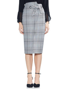 Vince Camuto Highwaisted Glen Plaid Skirt
