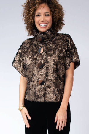 Ivy Jane Short Sleeve Collar Coat