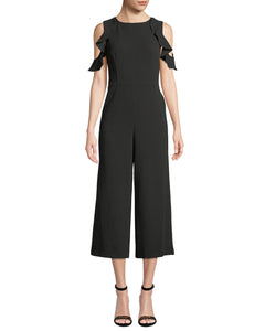 Donna Morgan  Cold Shoulder (Ruffle) Jumpsuit