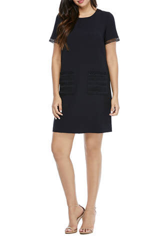 Maggy London Women's Short Sleeve Mystic Crepe Dress
