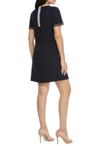 Maggy London Women's Short Sleeve Mystic Crepe Dress