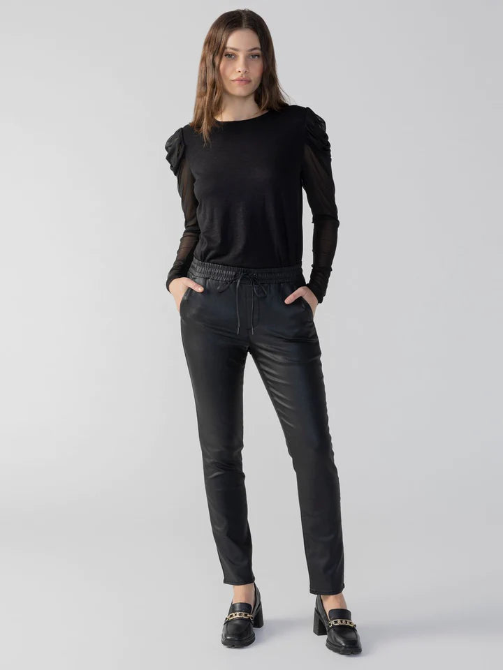 SANCTUARY CLOTHING Pull On Hayden Pant Black
