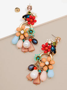 Zenzii Hattie Flower Earrings
