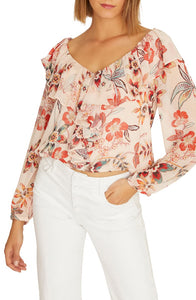 Sanctuary Clothing Lady Like Floral Blouse