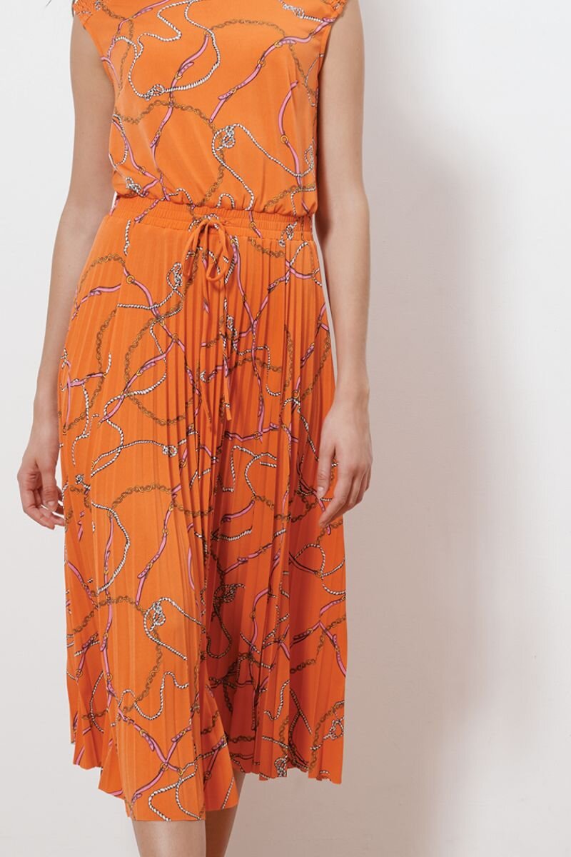 donna morgan pleated dress Donna Morgan Women's Sleeveless Pleated Skirt Maxi Dress