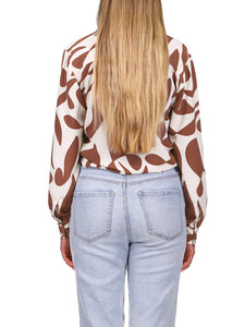 Sanctuary Clothing Girlfriend Tie Shirt Lion River