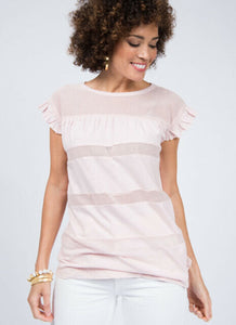 Ivy Jane Mesh &amp; Knit Tee
