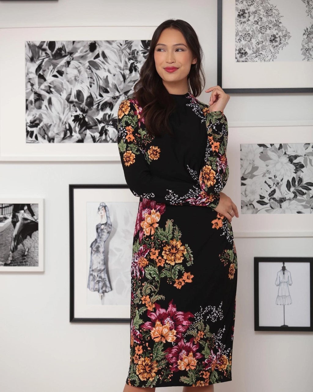 London Times Ansley Dress