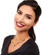 Zenzii Round Link And Book Chain Collar Necklace Jewelry